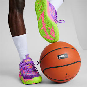 Cheap Jmksport Jordan Outlet x LAMELO BALL MB.03 Toxic Men's Basketball Shoes, Purple Glimmer-Green Gecko, extralarge